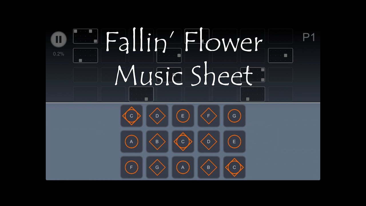 Sky: Children of the Light~ Fallin’ Flower by SEVENTEEN; Music Sheet