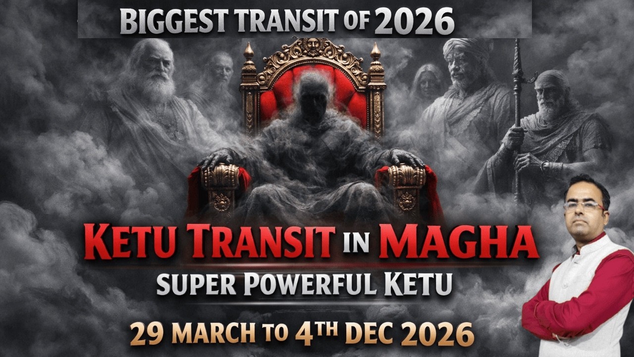 Biggest Transit of 2026 |(29 Mar  4 Dec 2026) Ketu Transit in Magha Nakshatra | Pitru Karma Activate