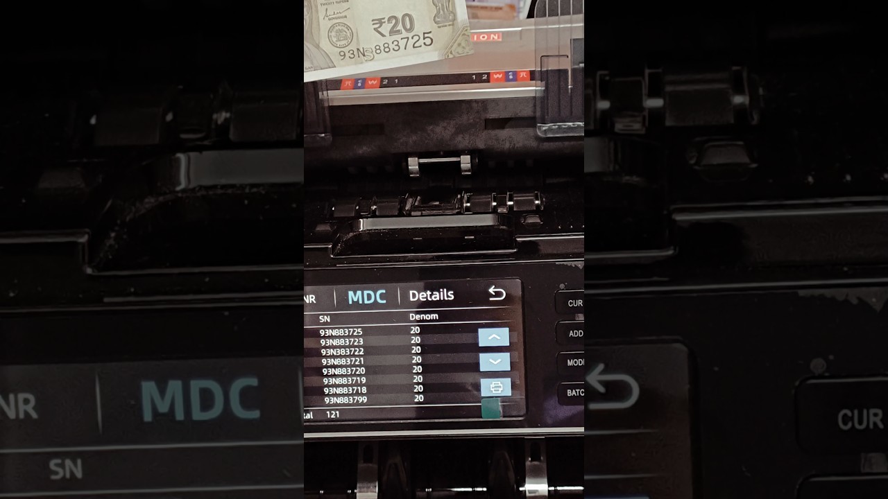Ultimate Multi-Currency Money Counter: UV, MG, IR, MT Detection & 2 CIS Tech 💸✨ #shorts #trending