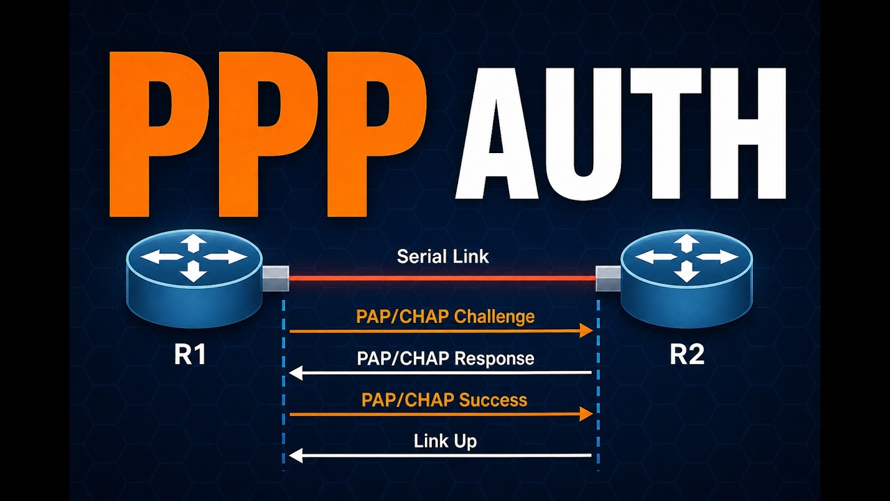 PPP Authentication - Video By Sikandar Shaik || Dual CCIE (RS/SP) # 35012