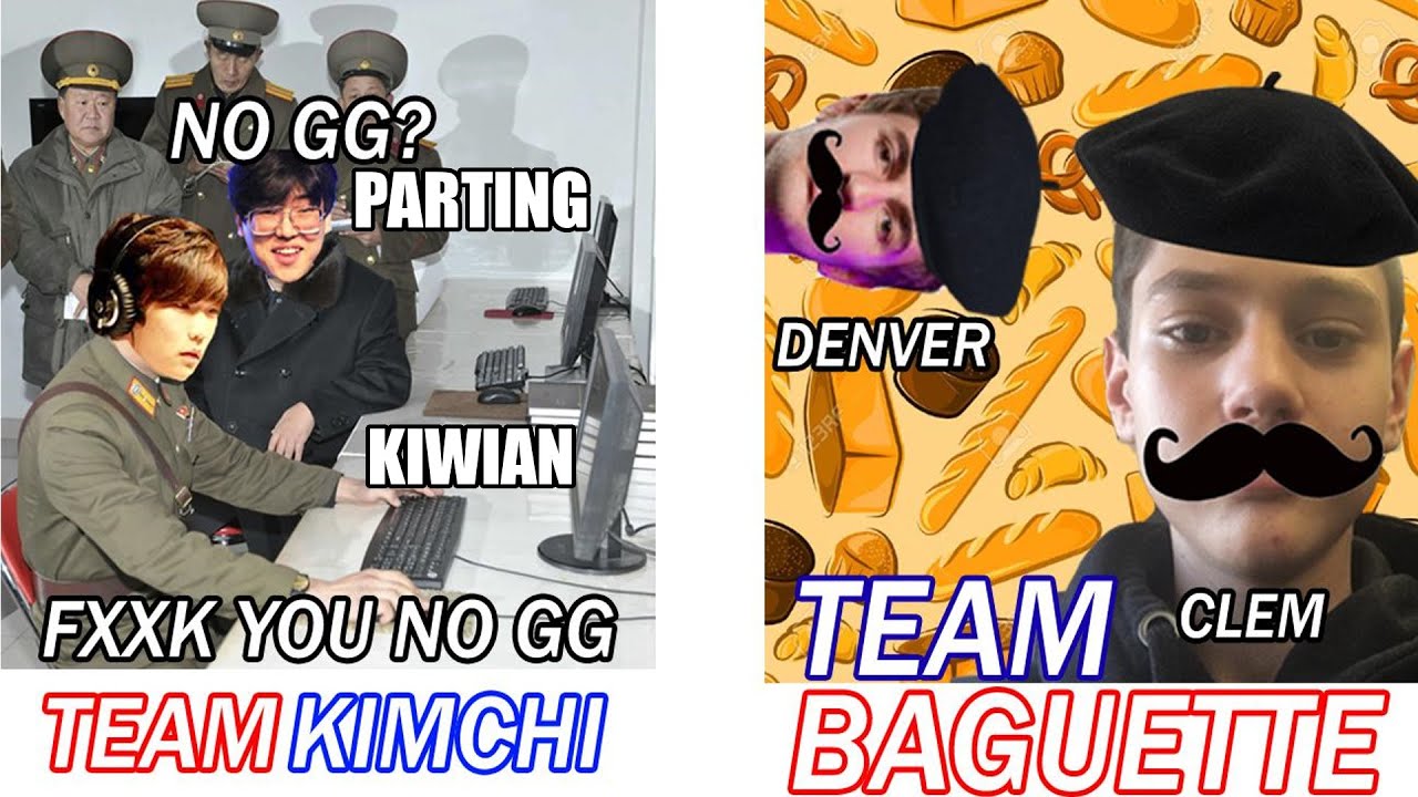 Starcraft 2: TEAM KIMCHI (Parting/Kiwian) vs TEAM BAGUETTE (Clem/Denver)