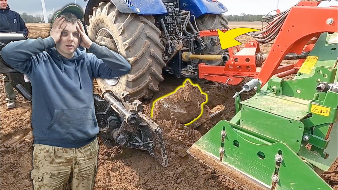 SADZARKA ROZWALIŁA KAMIEŃ - Sadzenie Ziemniaków 2024