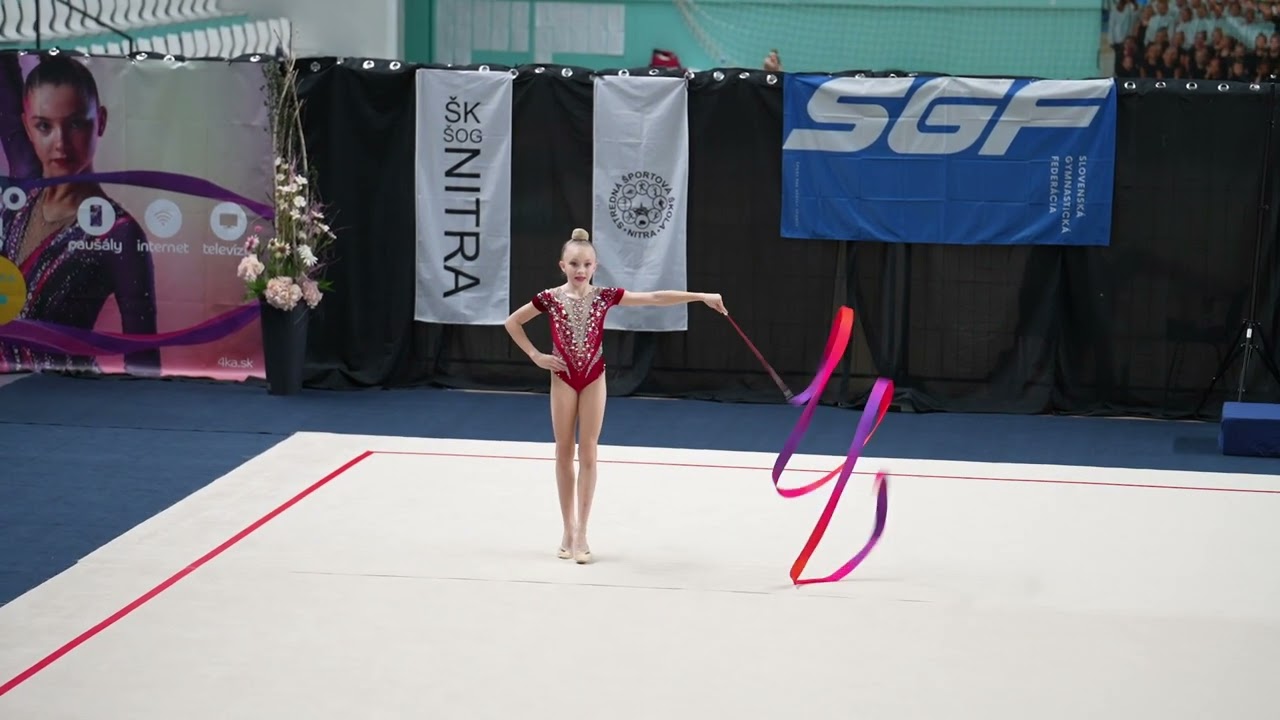 Majstrovstvá Slovenska v modernej gymnastike jednotlivkýň MAAD 2023 Luknarova Zoe Maria