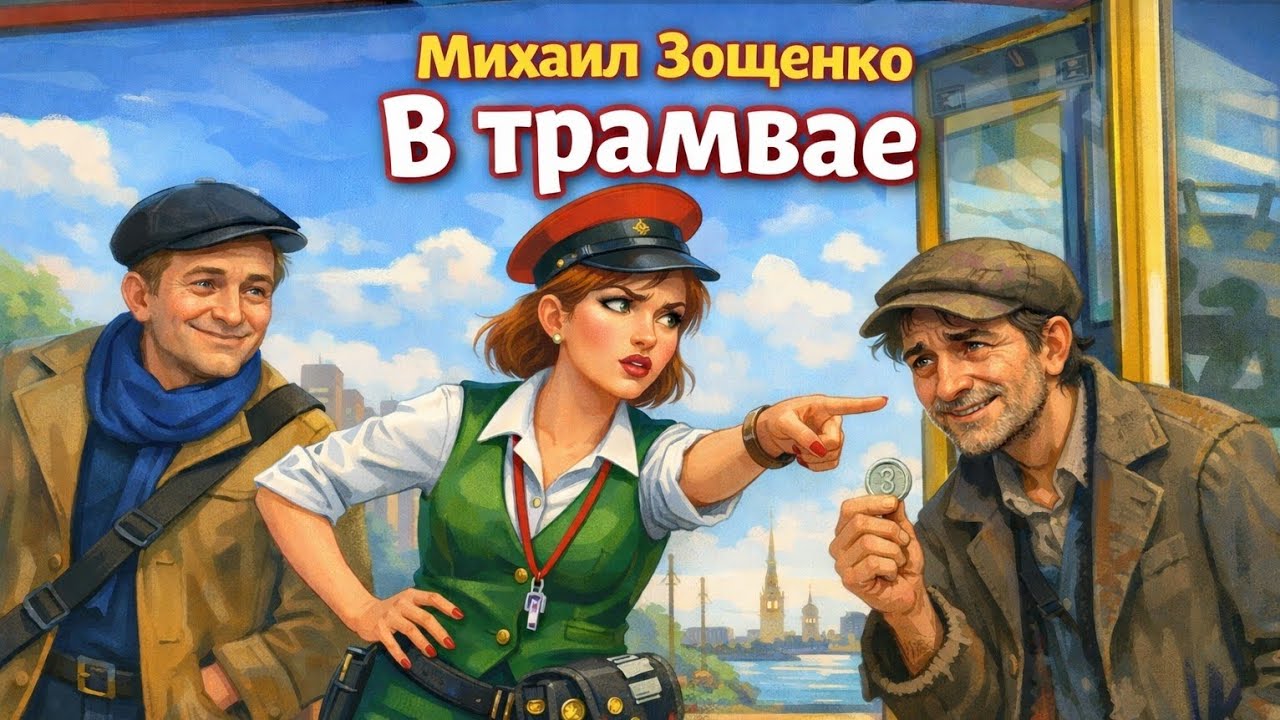 Зощенко — «В трамвае» | Аудиокнига • читает Сергей