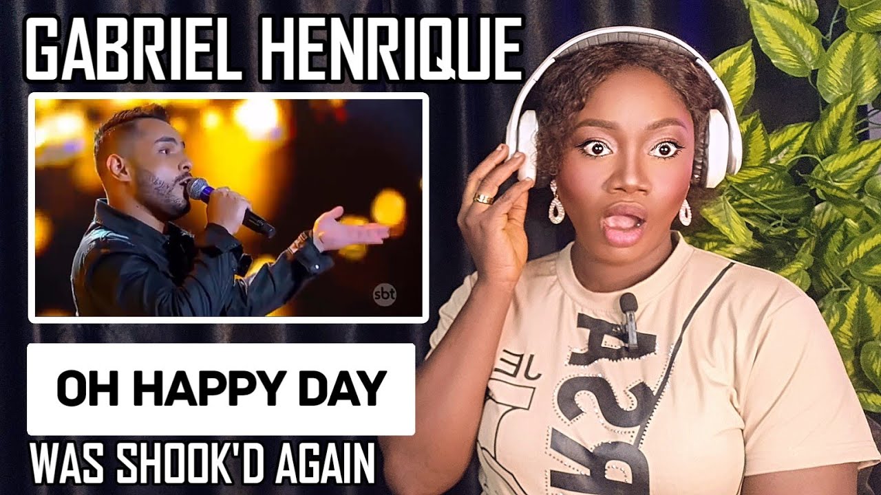 GABRIEL HENRIQUE - OH HAPPY DAY REACTION!!! | Programa Raul Gil - Shadow