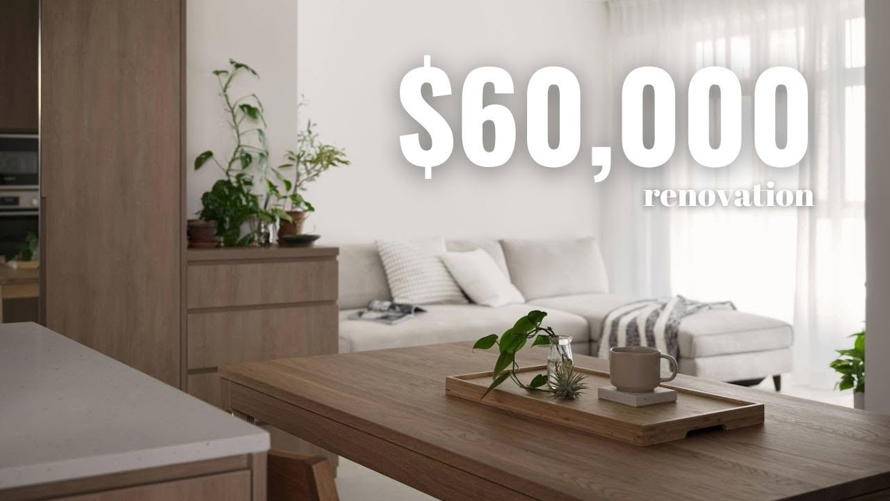 Разбор ремонта стоимостью 60 000 долларов | Japandi | Реновация от Singapore HDB