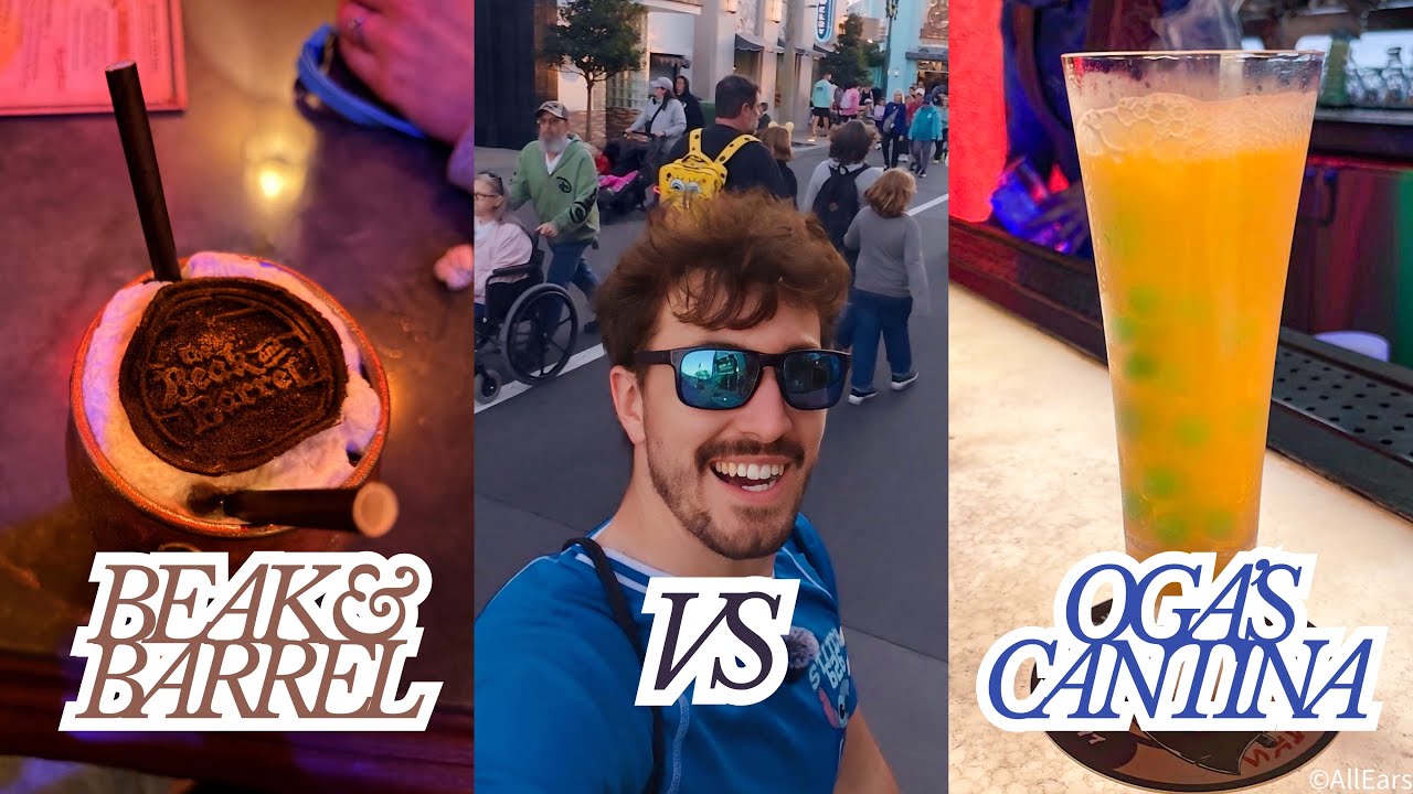 Which Disney Bar Is Better? 🍺 | Oga’s Cantina vs Beak & Barrel (Park Hopper Day)