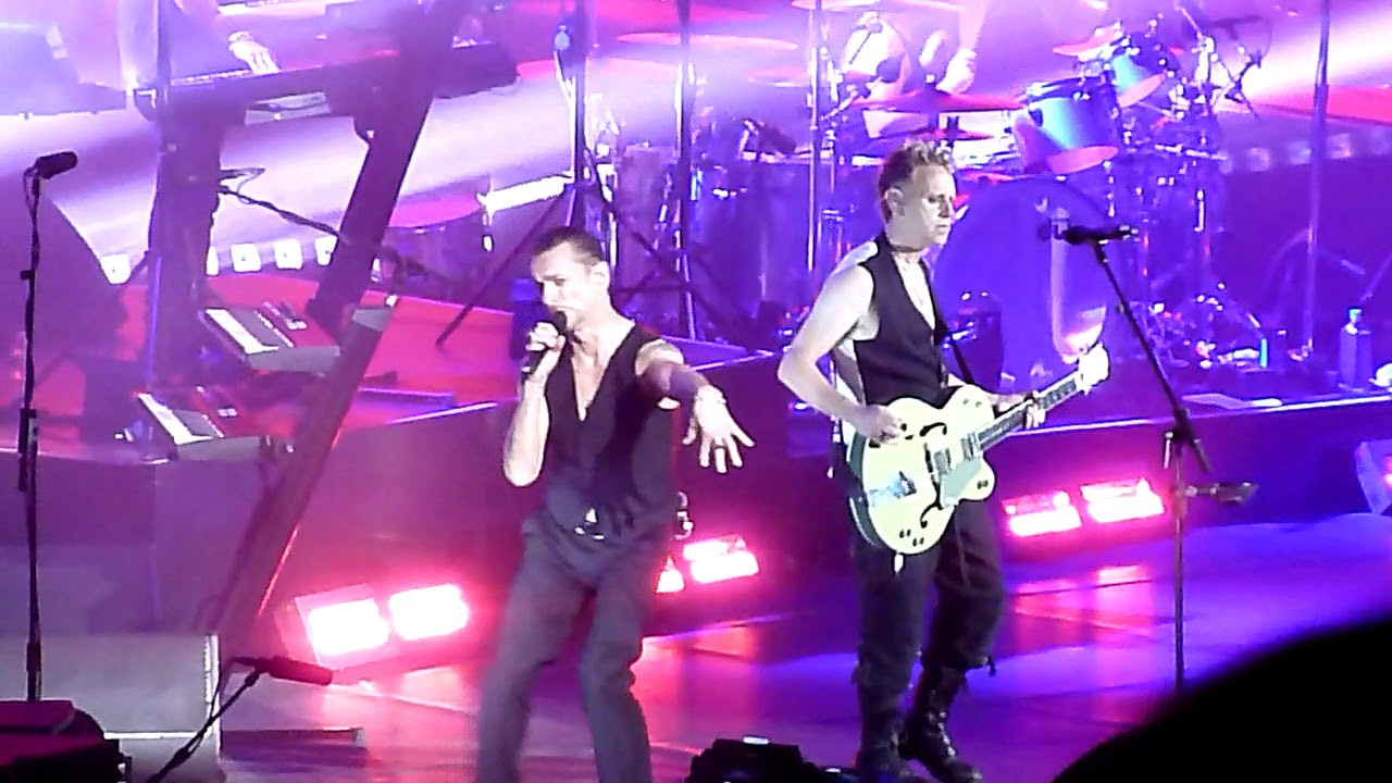 Depeche Mode performing 