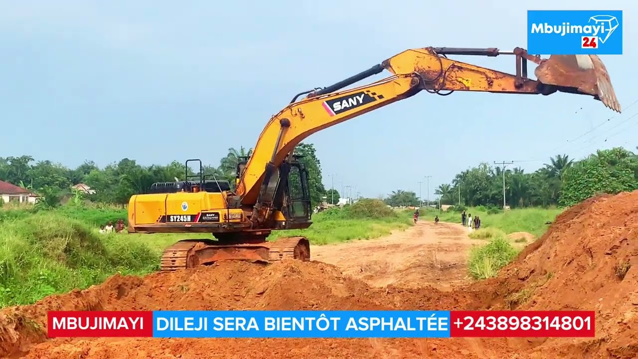MBUJIMAYI : DE TSHIKAMA A DILEJI, L'AVENUE DE L'UNIVERSITÉ BIENTÔT ASPHALTÉE !