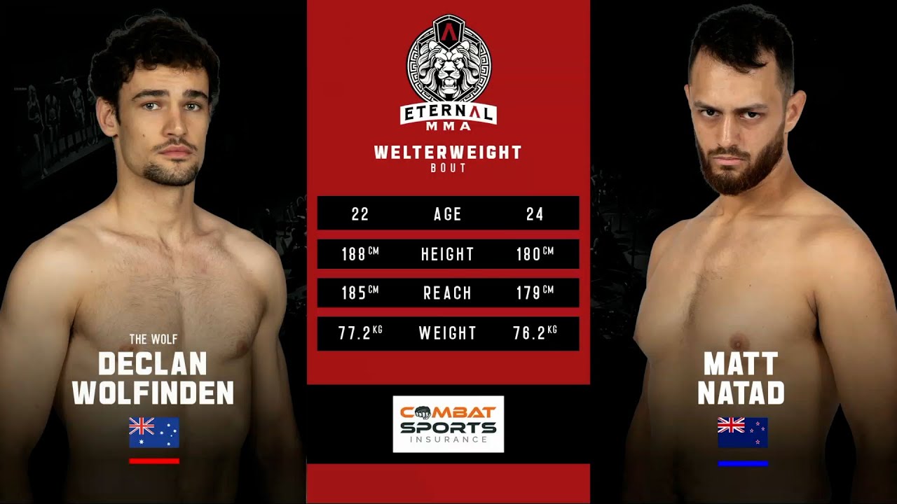 ETERNAL MMA 54 - DECLAN WOLFINDEN VS MATT NATAD - MMA FIGHT VIDEO