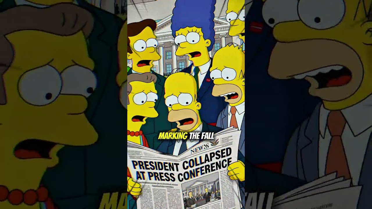 🟡 The Simpsons Predicted Donald Trump&rsquo;s Death?! 😱☠️ #thesimpsons #simpsons #mystery #history