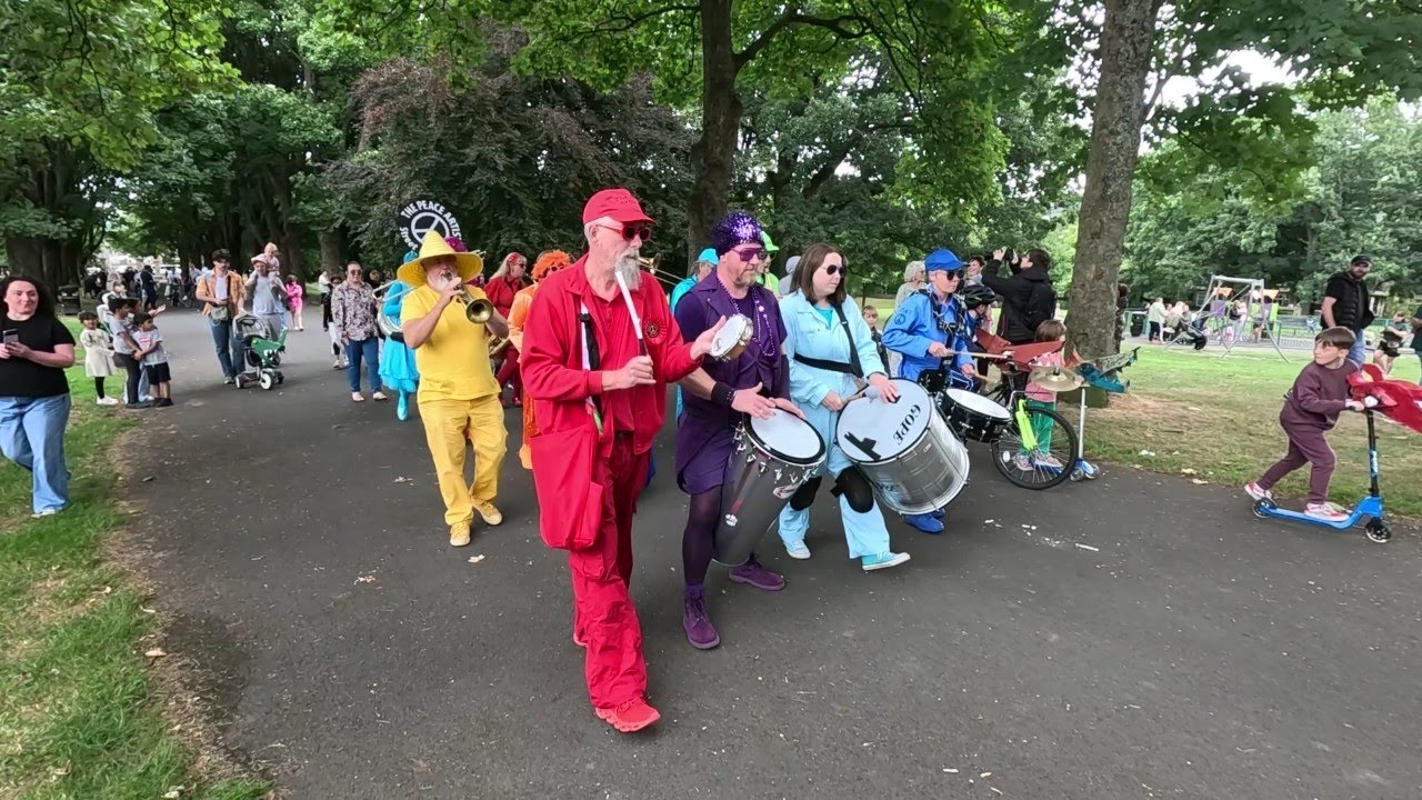 keighley mela brass band parade 2024