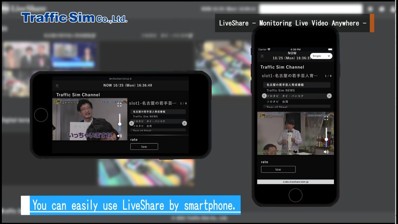 LiveShare  - Monitoring Live Video Anywhere -(PR video/English)