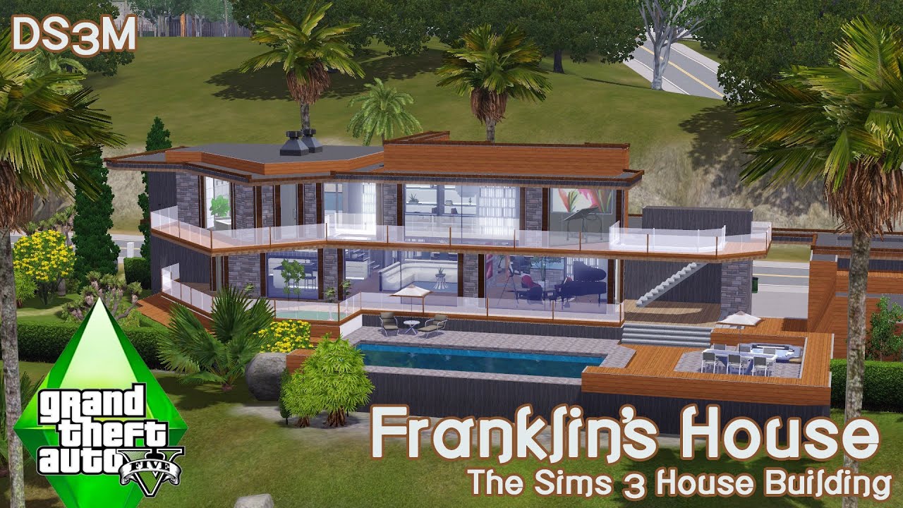 The Sims 3 - House Building - Franklin's house GTA V