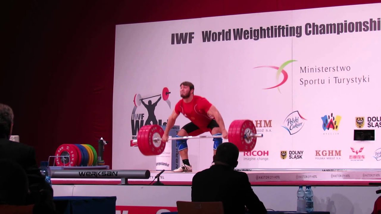 Apti Aukhadov  snatch and c&j in WWC 2013 Poland