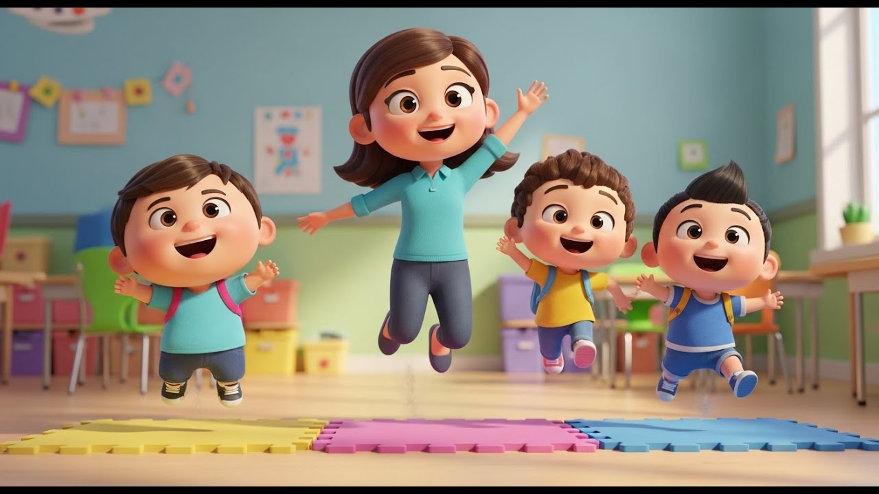 Jump on the Spot | Fun Jumping Song for Kids | Gross Motor Skills Movement Song