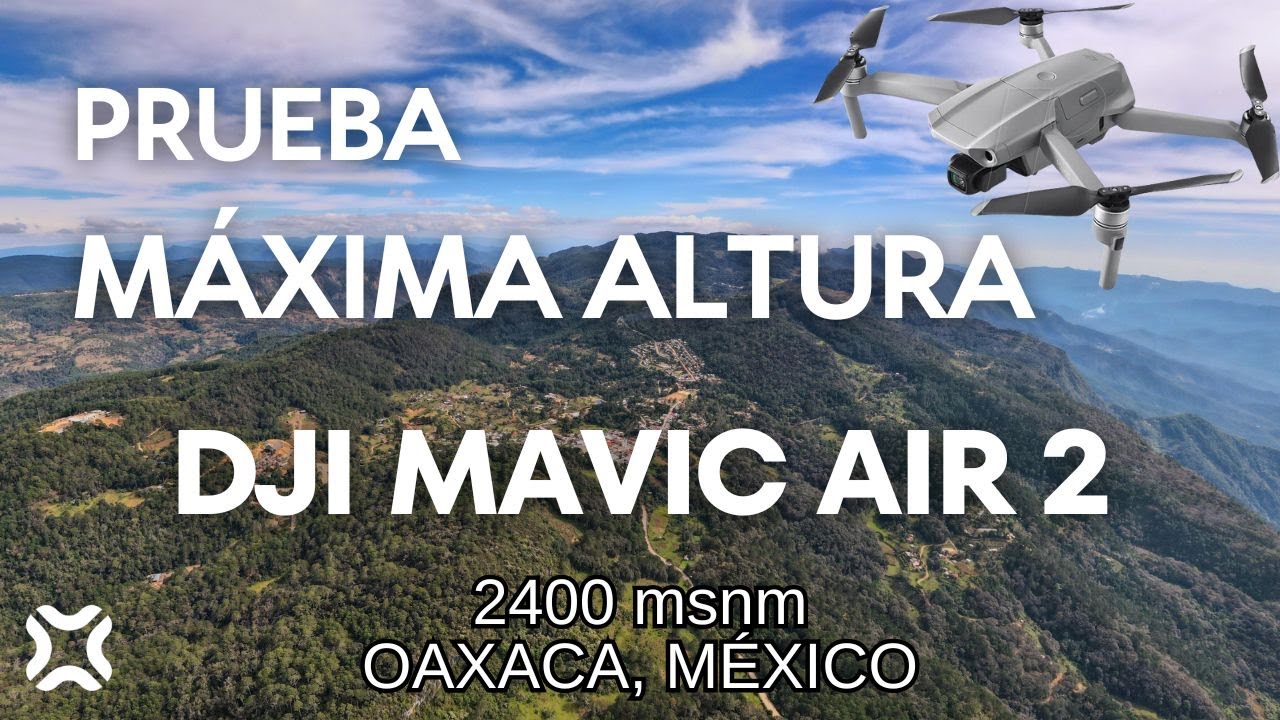 PRUEBA MÁXIMA ALTURA DJI MAVIC AIR 2 en ESPAÑOL | dronitex
