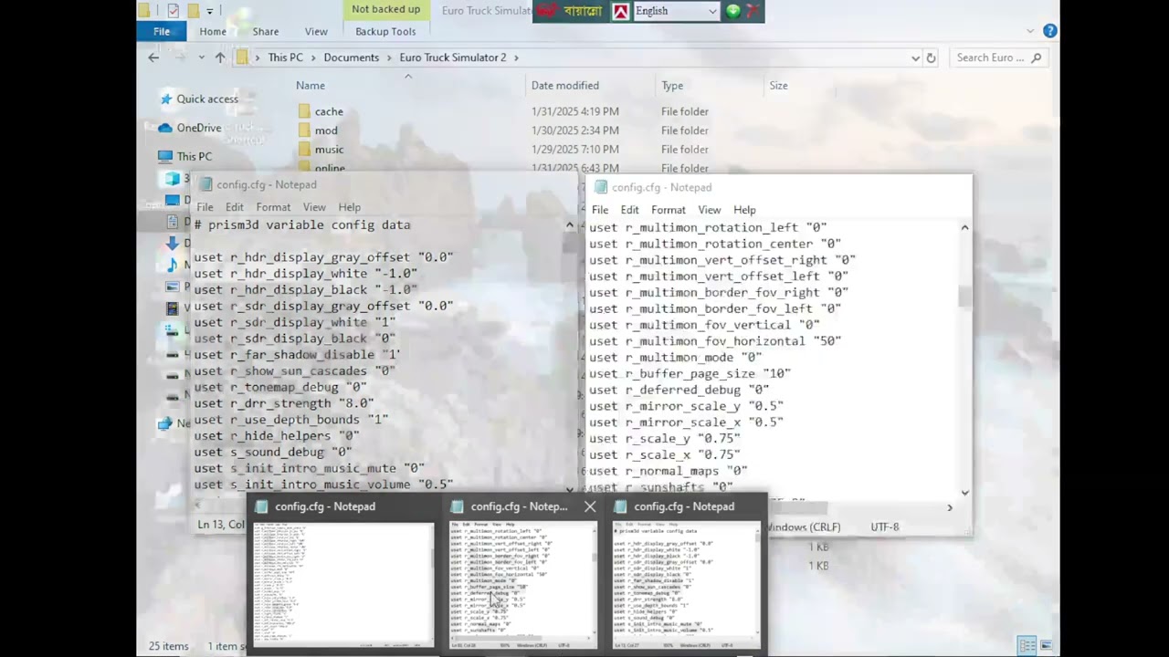 How To Fix Euro Truck Simulator 2 Crashing Problem  Lagging Fix Developer Option on in ETS2
