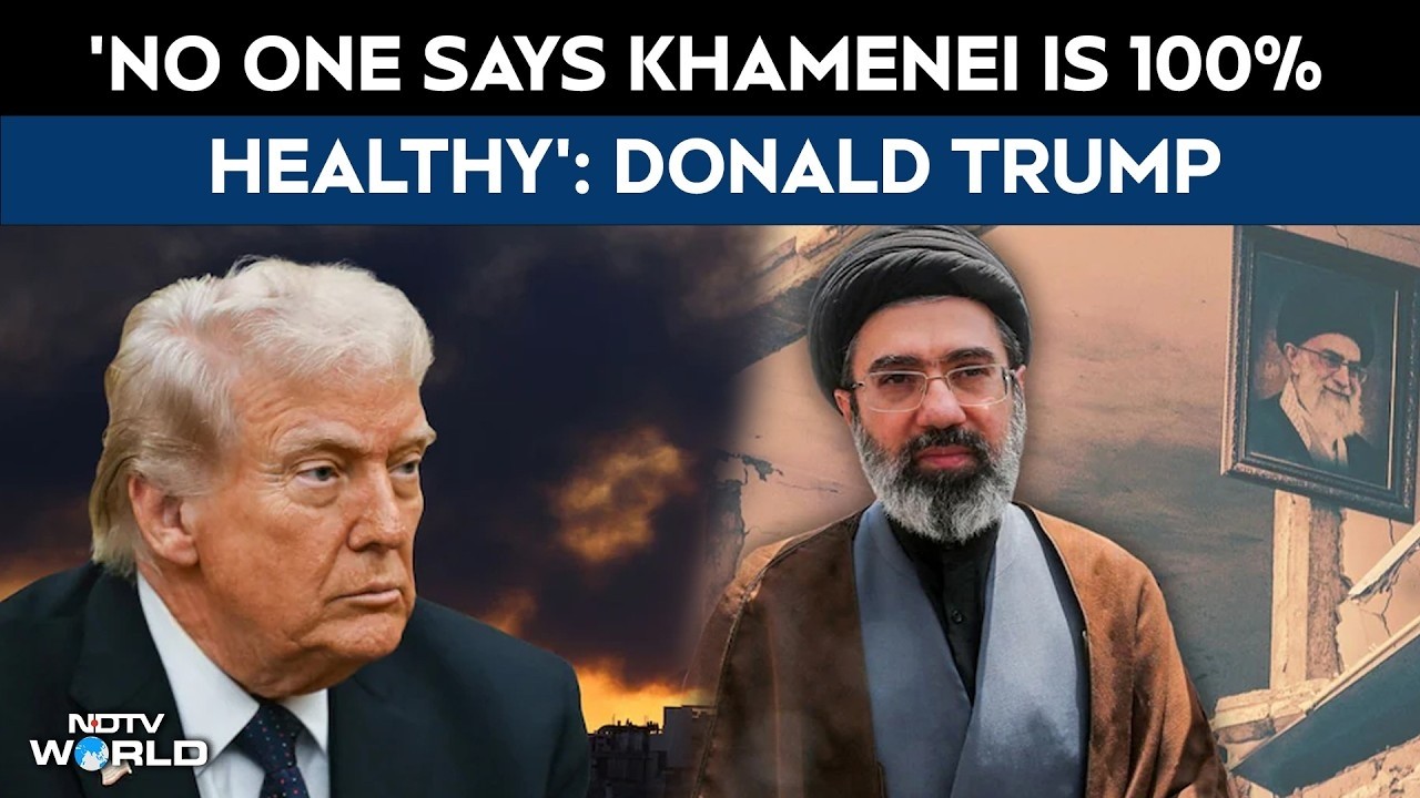 Дональд Трамп ставит под сомнение состояние здоровья Моджтабы Хаменеи, ссылаясь на неподтвержденн...