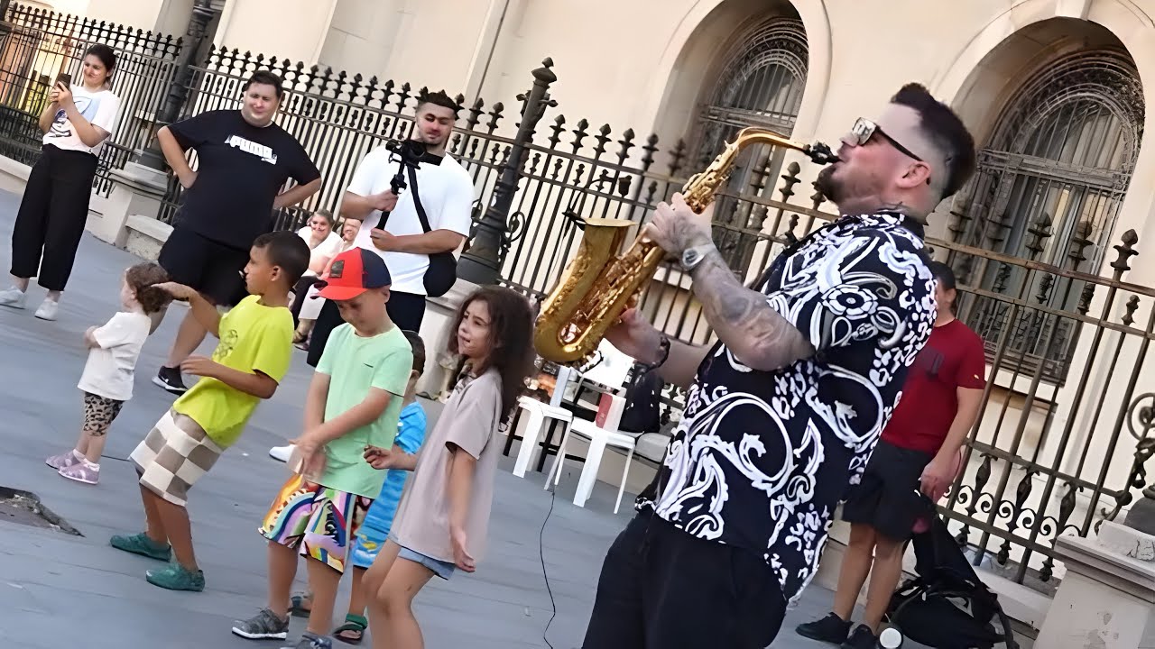 Michael SAX - PARGA LIVE in BUCHAREST📍CALEA VICTORIEI - STREET SAX PERFORMANCE (cover Jimmy SAX)