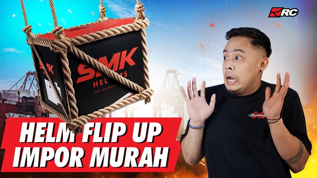UNBOXING & REVIEW SMK HELMET GULLWING ❗️❗️ KOK ADA HELM FLIP UP SEMURAH INI 🔥