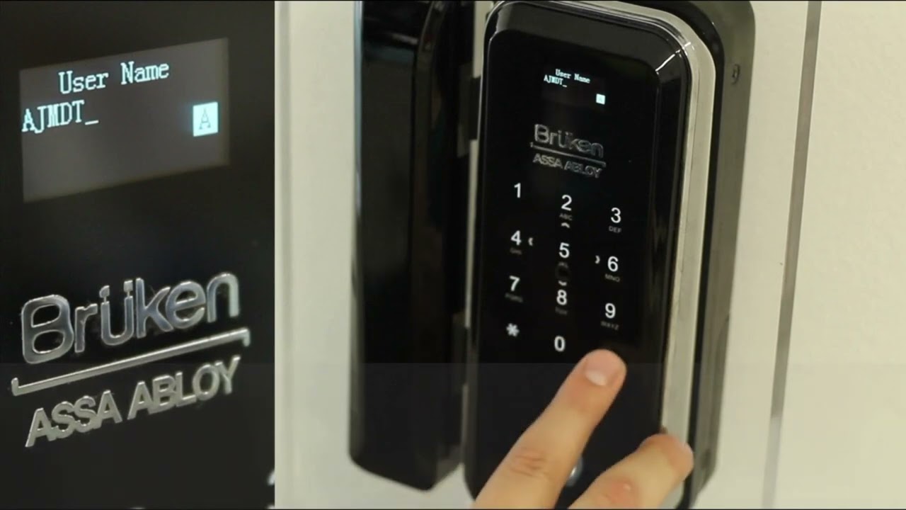 Glass Solutions DL-GS3550 Digital Glass Door Lock - Add New User