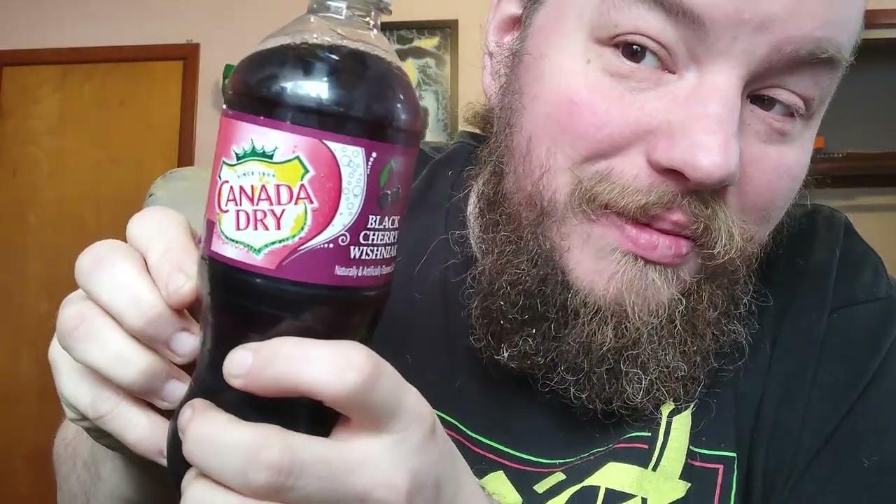 Дегустационная тарелка Брэндона: Canada Dry, газированный напиток Wishniak со вкусом черной вишни.