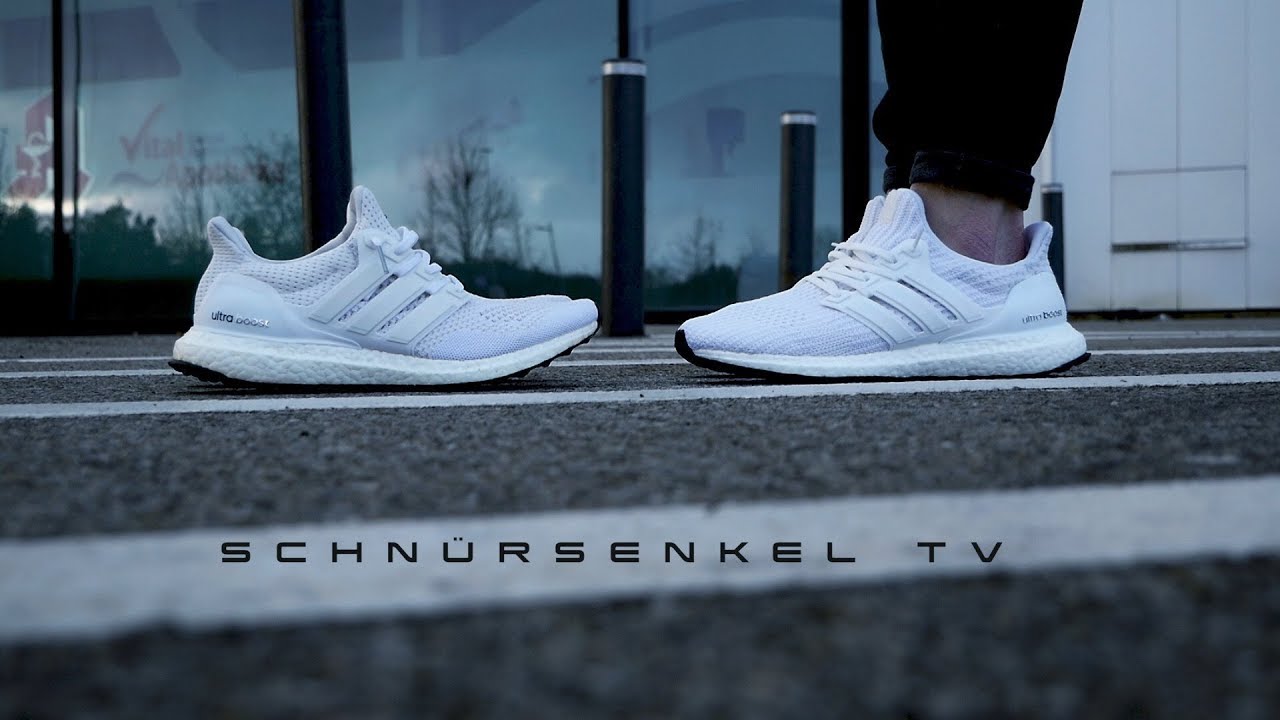 adidas ultra boost 4.0 triple white is the new 1.0 ? review unboxing on feet german