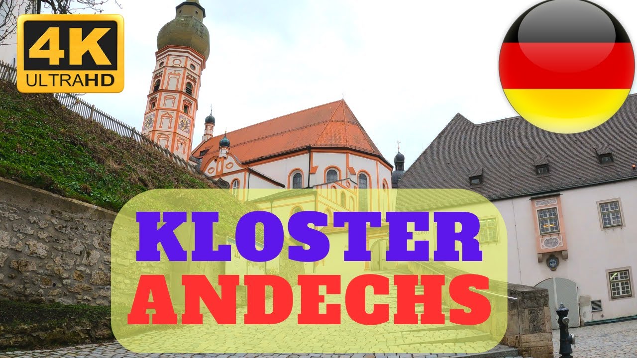 【4K】Kloster Andechs morning walking tour up to the monastery and beergarden 🇩🇪