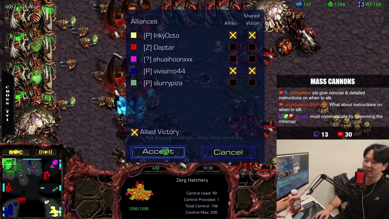 STARCRAFT IS STRESSFUL | Starcraft Fastest Map Ever 2025