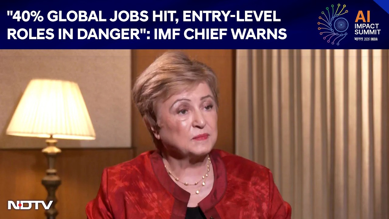 India AI Summit | 40% Global Jobs Hit, Entry-Level Roles In Danger: IMF Chief's AI Economy Warning