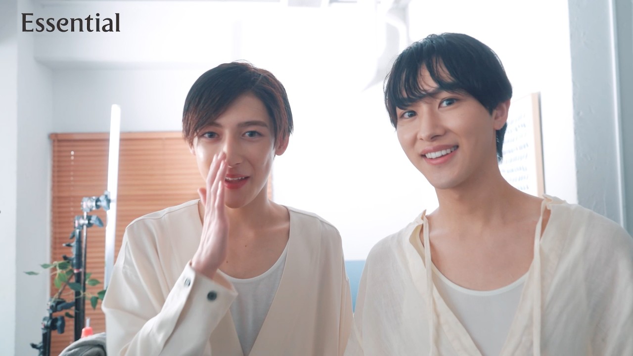 『タイプロ』ファイナリストの浜川路己＆本多大夢“ROIROM”がCM初出演！軽やかなダンスも披露　花王『エッセンシャル』メイキング＆インタビュー映像解禁