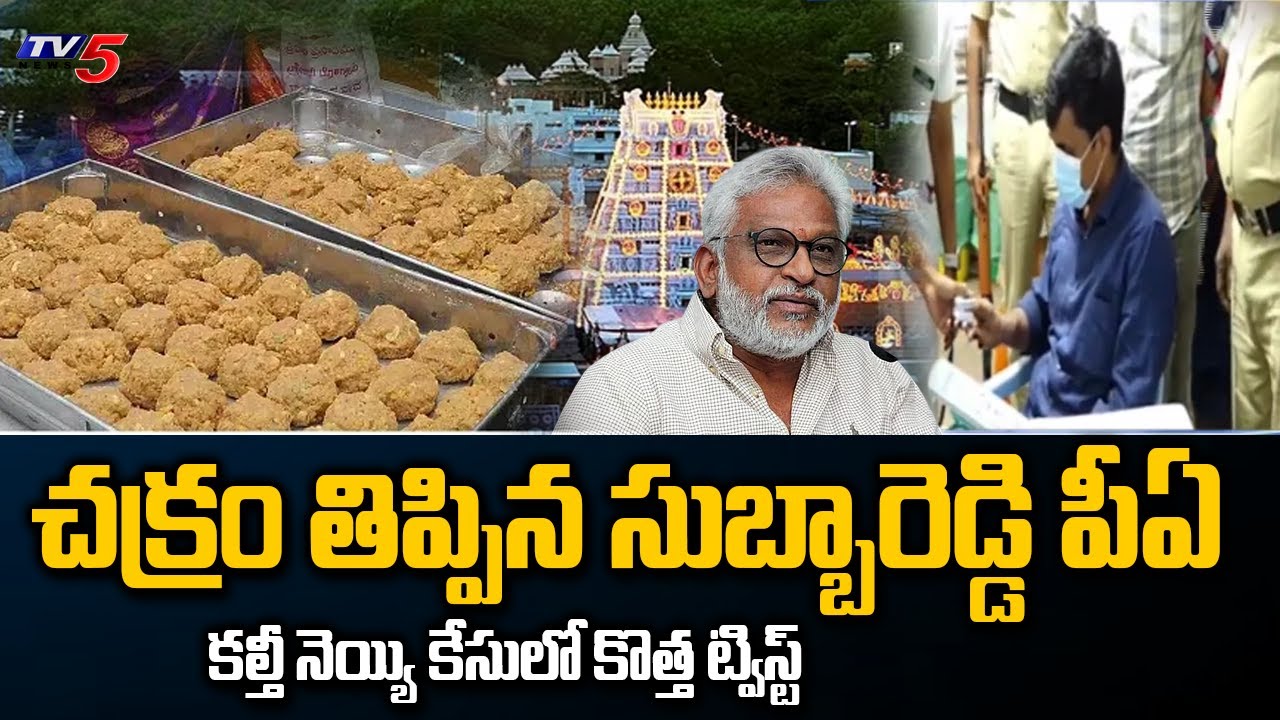New Twist in Adulterated Ghee Case | YV Subba Reddy PA Chinnappanna Role Exposed | TV5 News