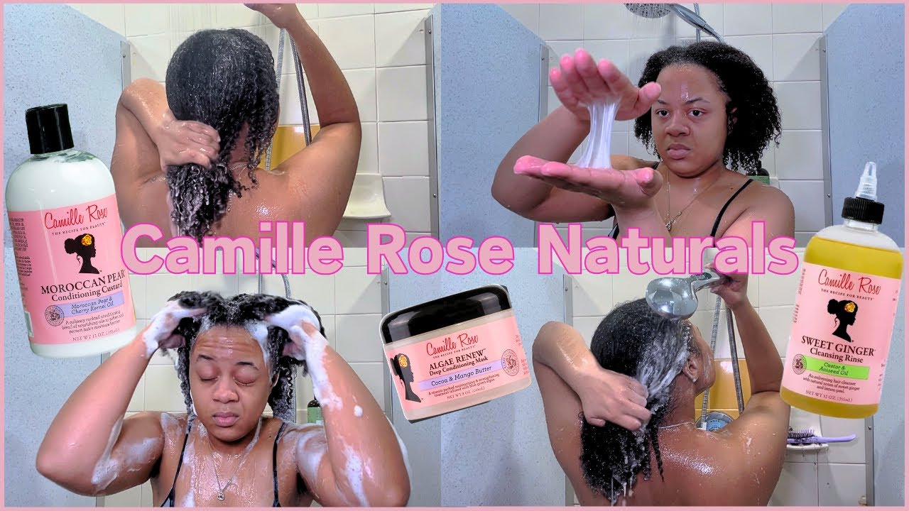 In Shower Wash Day Routine with Camille Rose Naturals | Review & Results