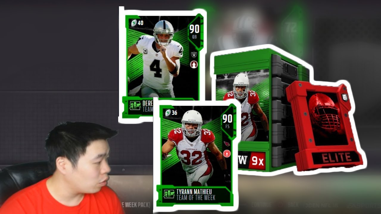 Madden 18 Team of the Week Pack Opening - Two Beast 90 Ovr Card