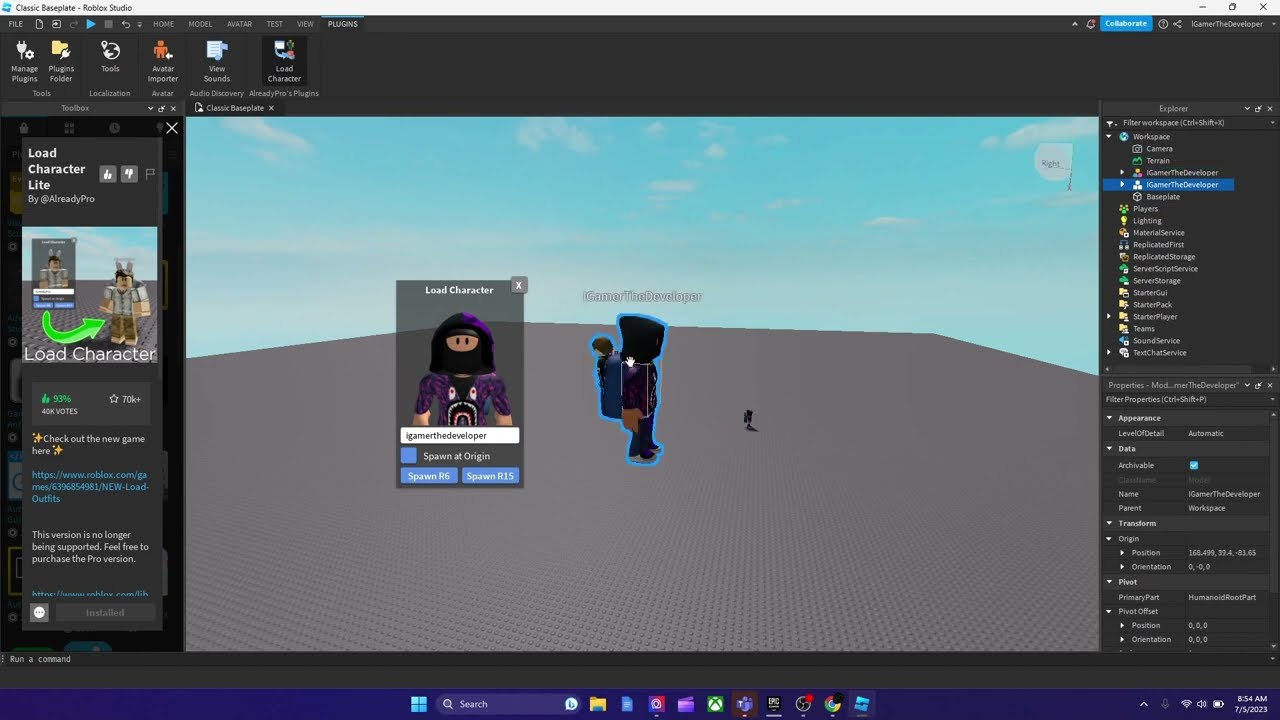 HOW TO INSTALL AND USE PLUGINS IN ROBLOX STUDIO (ROBLOX STUDIO(