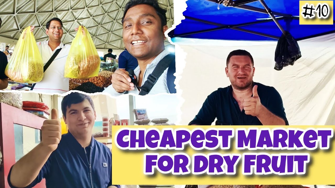 CHORSU BAZAAR IN TASHKENT/ UZBEKISTAN/ CHEAPEST DRY FRUIT MARKET/ Local food of Uzbekistan