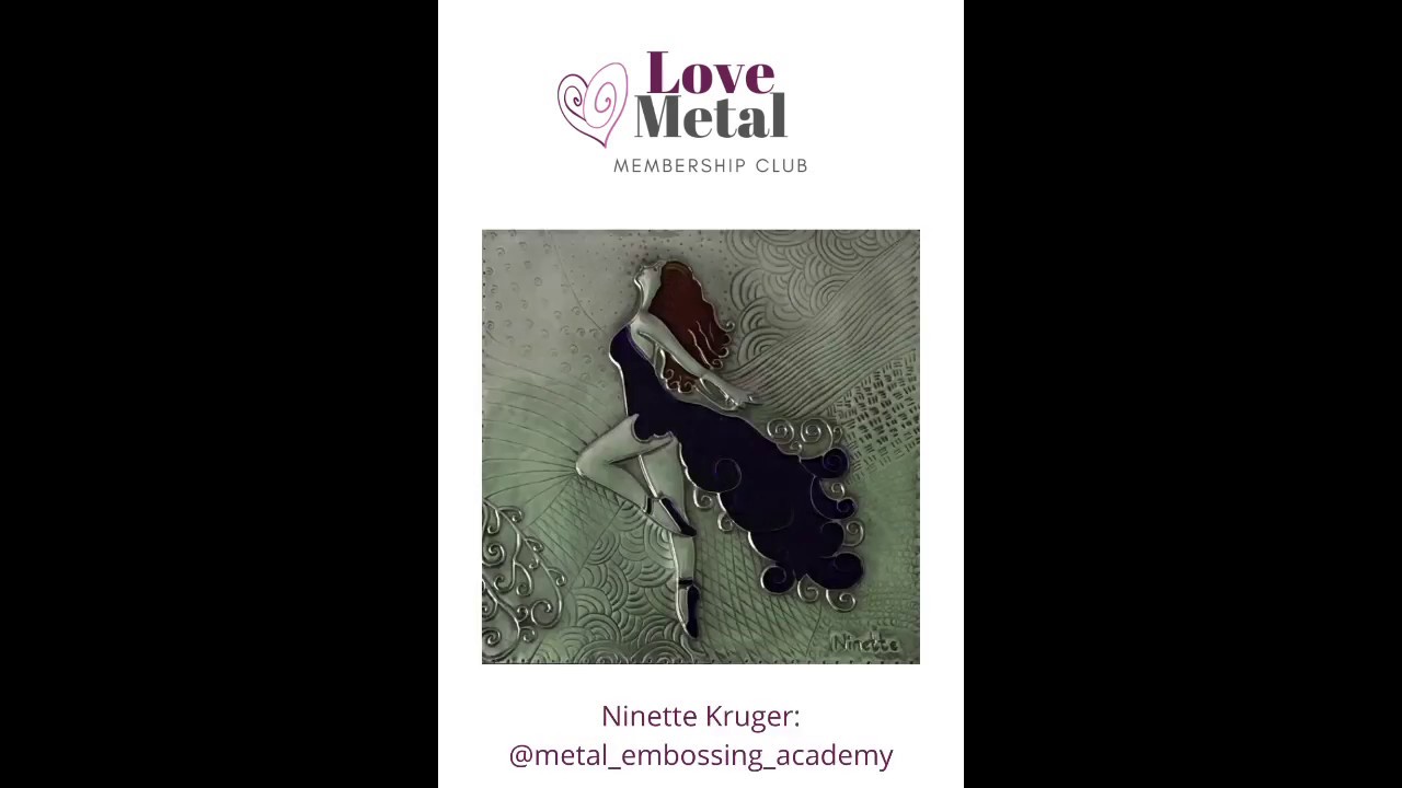 Metal embossing and pewter art tutorials for beginners: How to emboss metal
