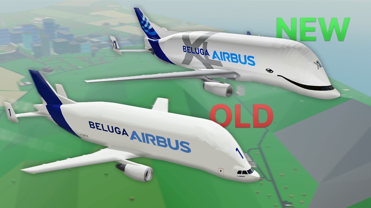 Airbus Beluga: старое против нового в PTFS