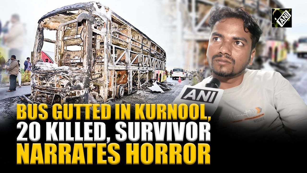 &ldquo;Bus was completely on fire&hellip;&rdquo; Victim narrates horrific ordeal of the Kurnool bus accident