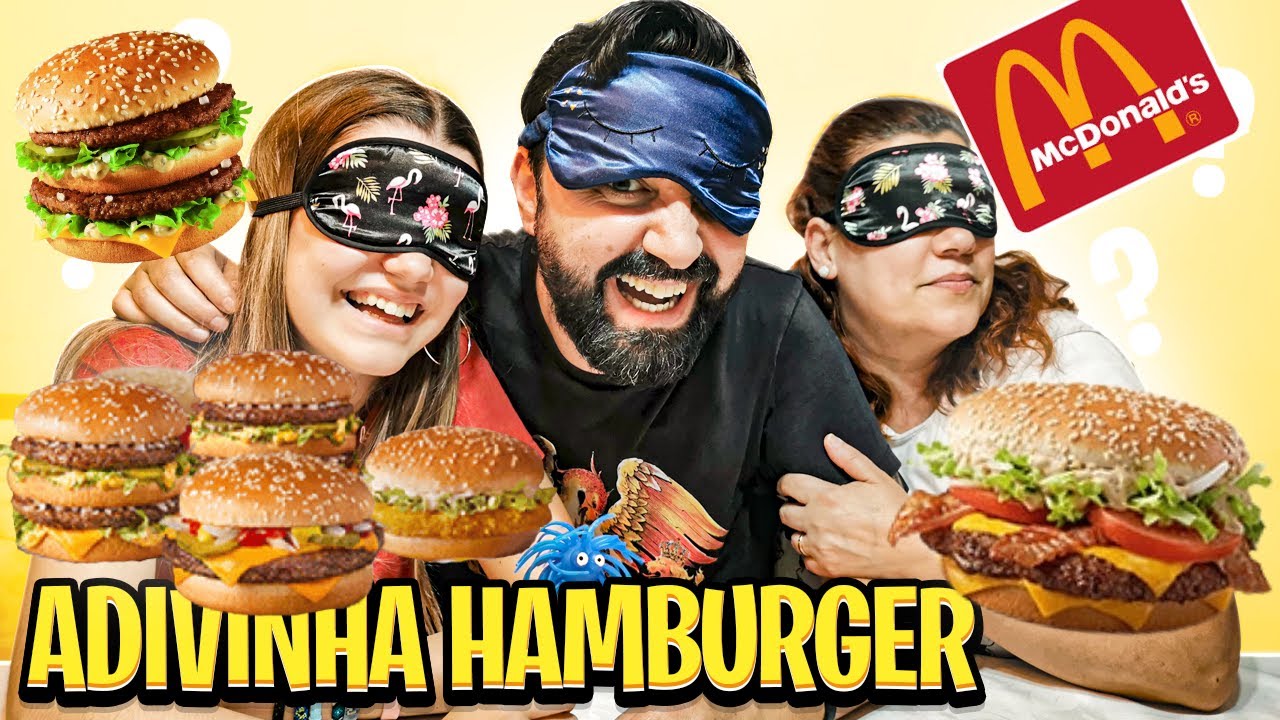 ADVINHA QUAL É O HAMBURGER MC DONALDS 🤣😂🍔🍟