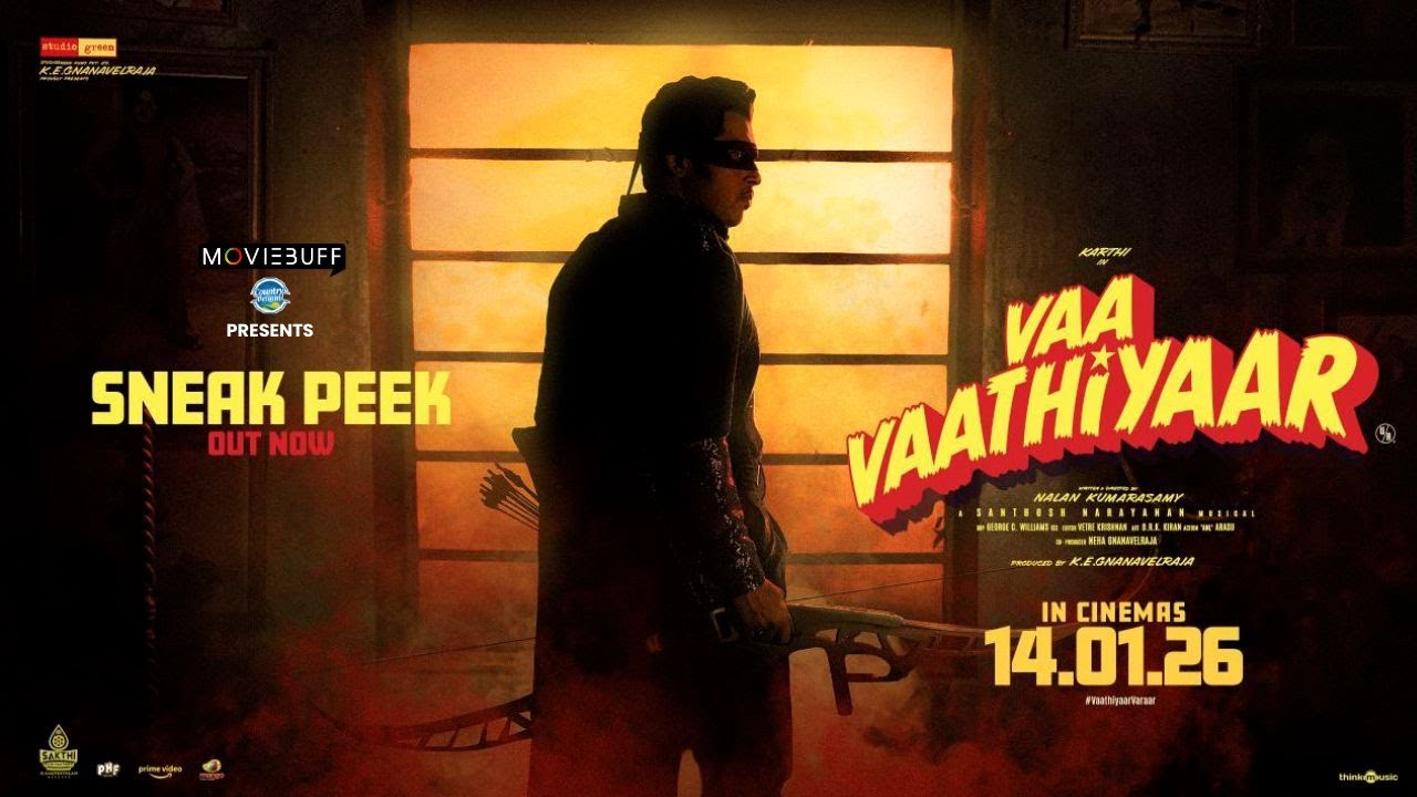 Vaa Vaathiyaar - Sneak Peek | Karthi | Krithi Shetty | Nalan Kumaraswamy |Santhosh Narayanan|Jan 14