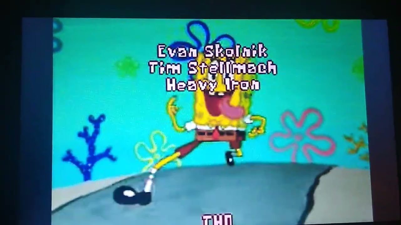 SpongeBob Battle For Bikini Bottom (GBA) Credits