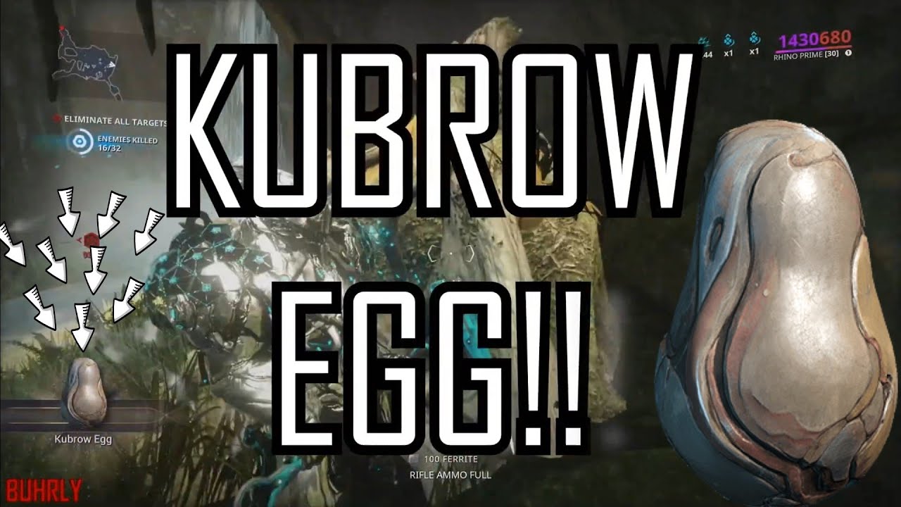 Warframe | EASY Where/ How to Farm KUBROW EGGS Guide!