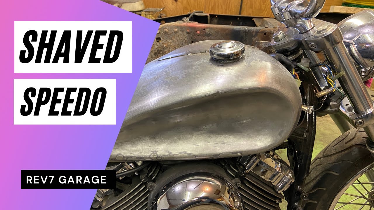 VStar Bobber Build Pt. 9 Shaved Tank