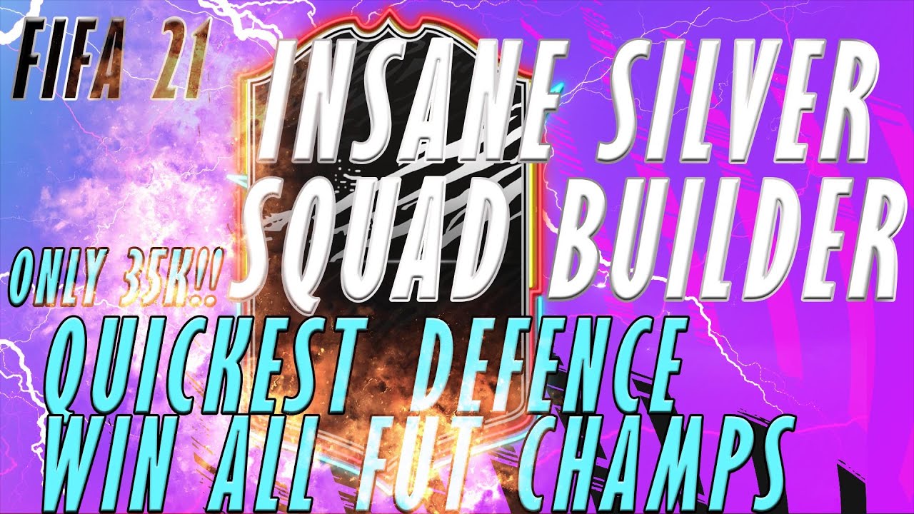 FIFA 21 - BEST SILVER TEAM! ONLY 35K! QUICKEST DEFENCE POSSIBLE! 5 STAR SKILLERS! EASY WINS!!