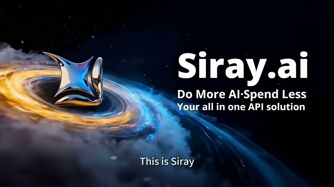 Welcome to Siray AI&mdash;the most cost-effective, unified API gateway for generative models.