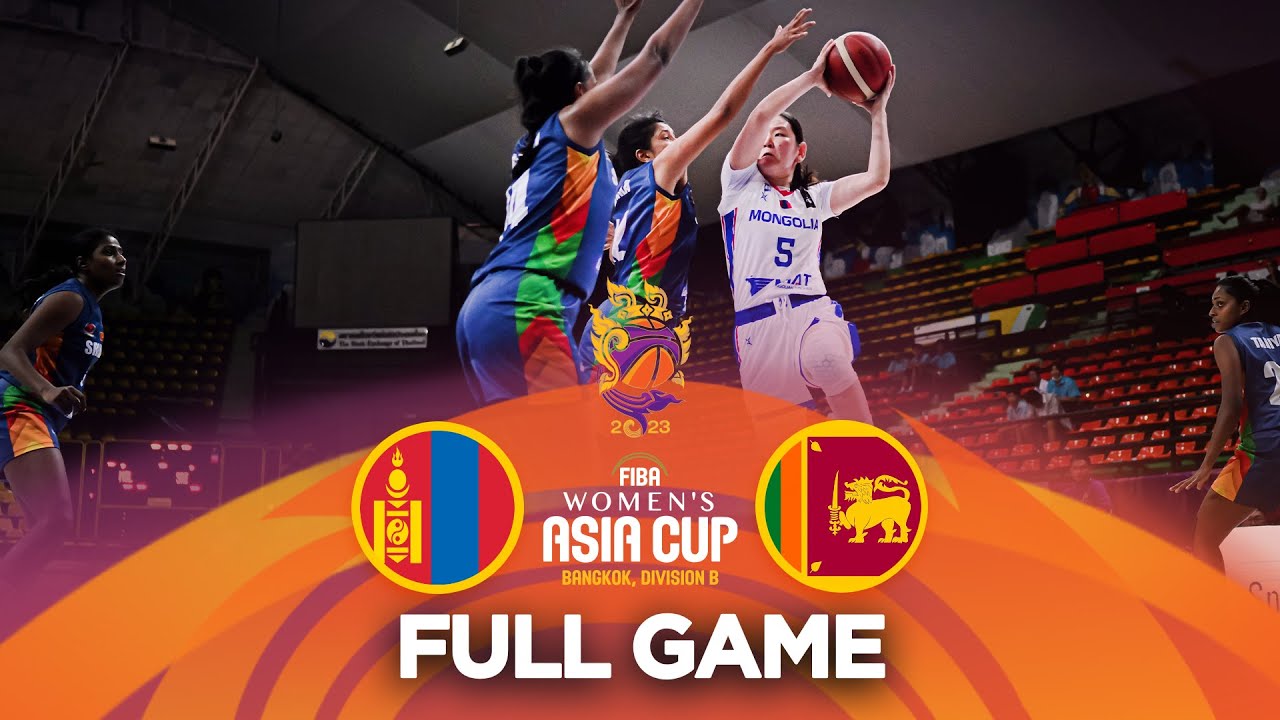 Mongolia v Sri Lanka | Full Basketball Game |  FIBA Women's Asia Cup 2023 - Division B
