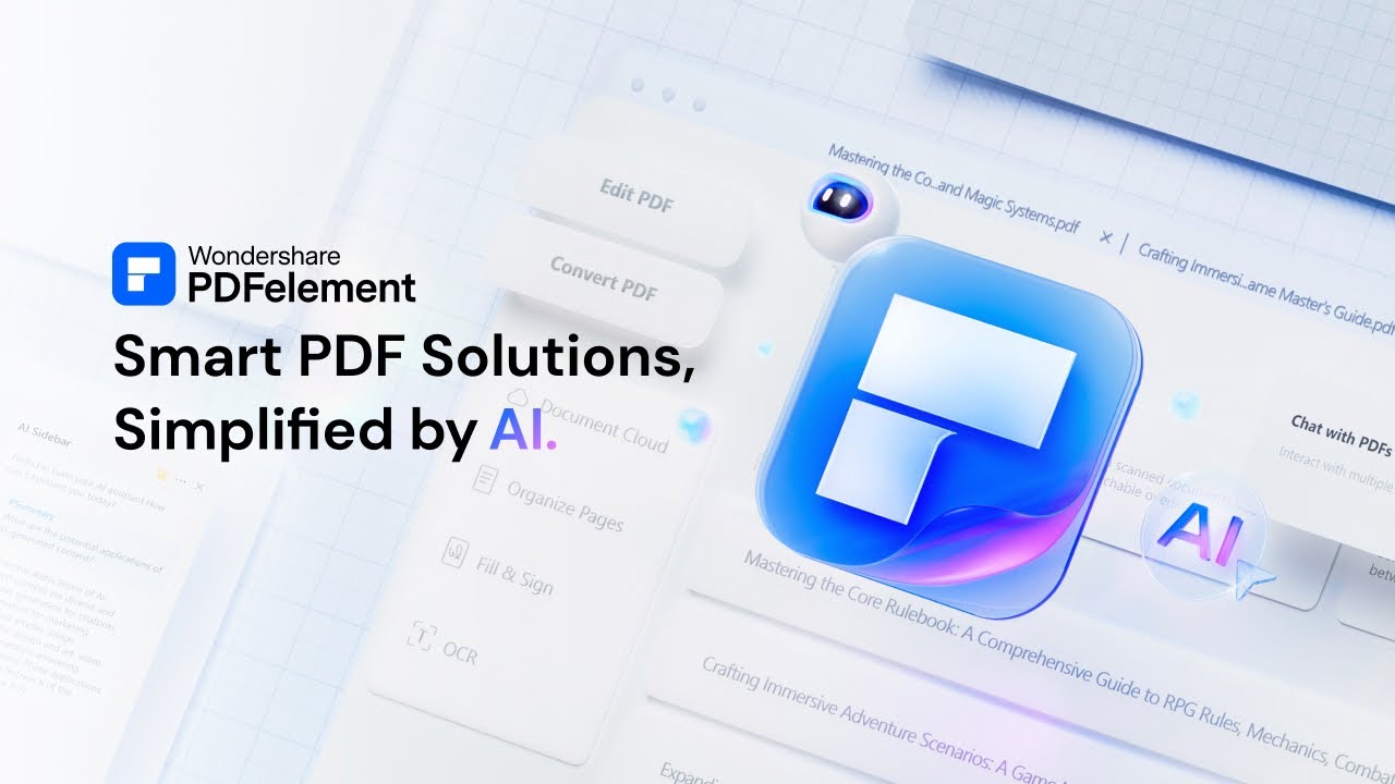 Wondershare PDFelement 11 - Smart PDF Solutions, Simplified by AI