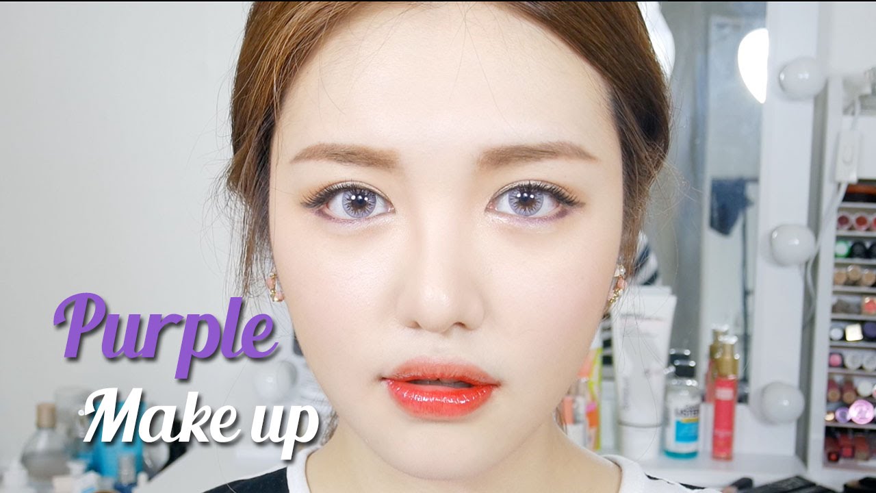 [ENG] 퍼플 포인트 메이크업 - Purple Point Makeup | 다또아